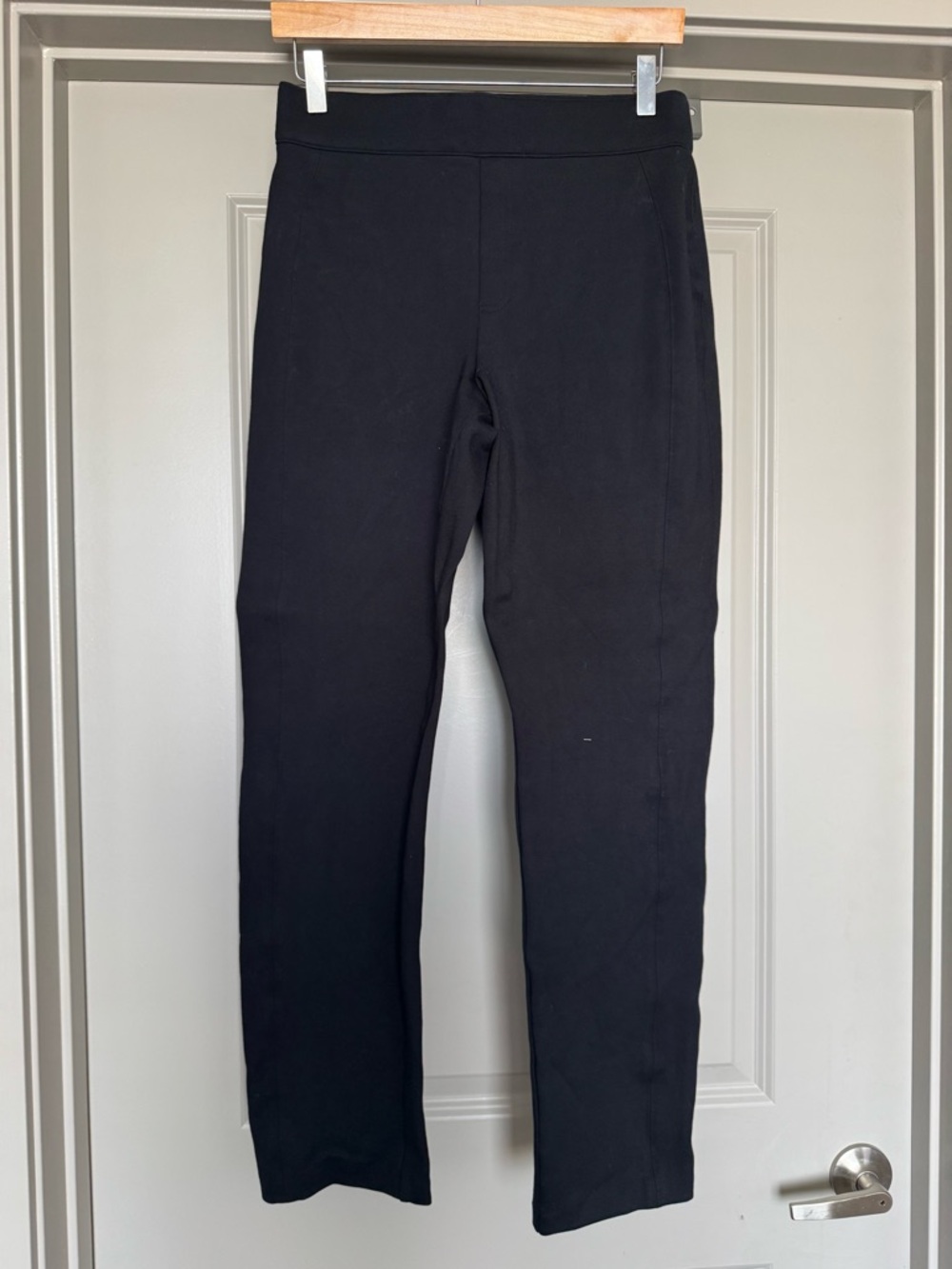 SPANX Black Straight-Leg Women's Pants